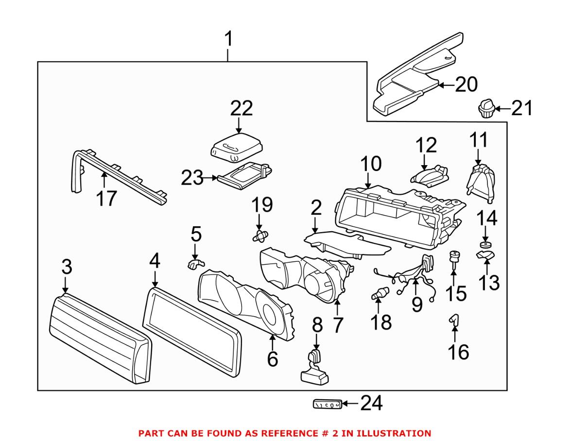 BMW Headlight Bracket - Driver Left 63126902507